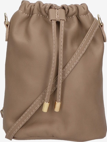 Poche ventrale Gave Lux en beige : devant