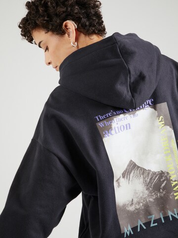 mazine Sweatshirt in Schwarz