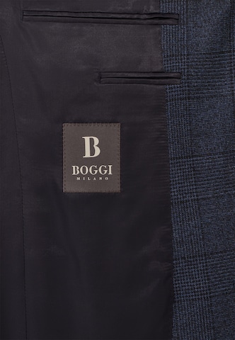 Boggi Milano Regular Suit 'Prince of Wales' in Blue