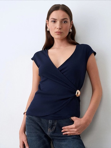 Camicia da donna 'Blusen' di Dilvin in blu