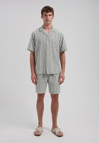Dstrezzed - Regular Fit Camisa 'Lucas Resort' em azul