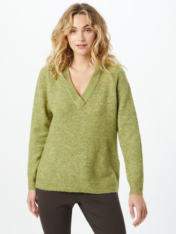 OBJECT Sweter 'ELLIE' w kolorze zielony: przód