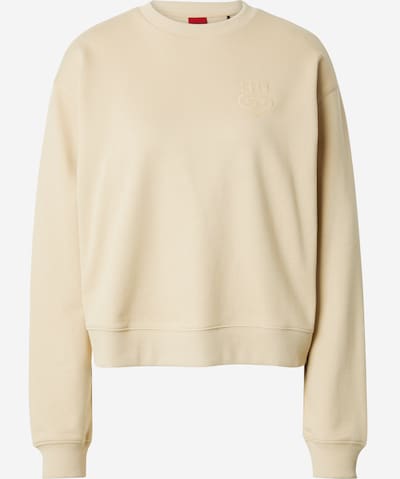 HUGO Red Sweatshirt 'Deroxina' in beige, Produktansicht