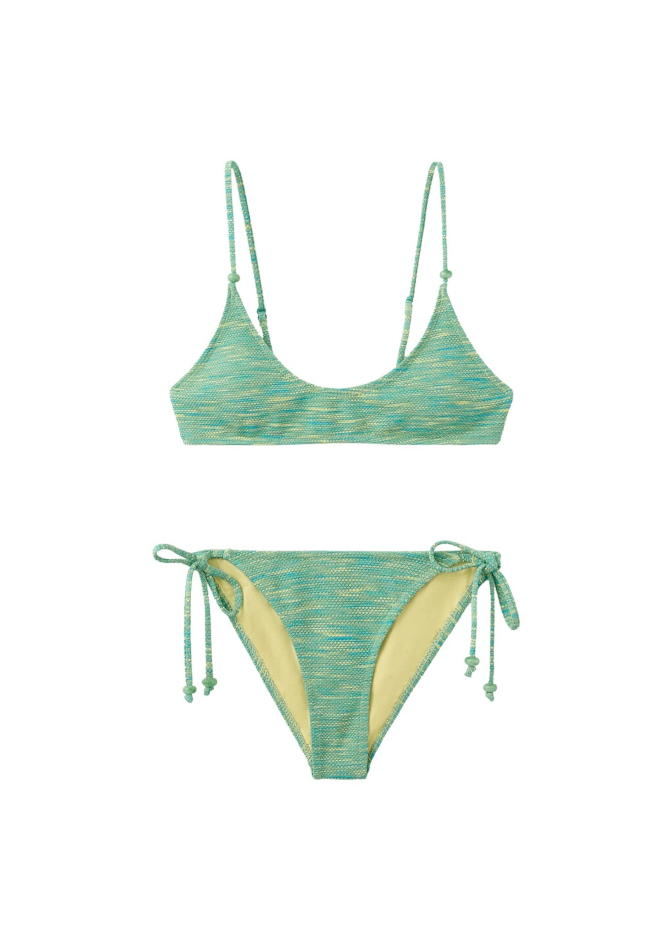 MANGO TEEN T-shirt Bikini 'Selva' in Green: front