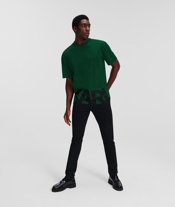 Karl Lagerfeld Bluser & t-shirts ' Bold Hem Relaxed ' i grøn