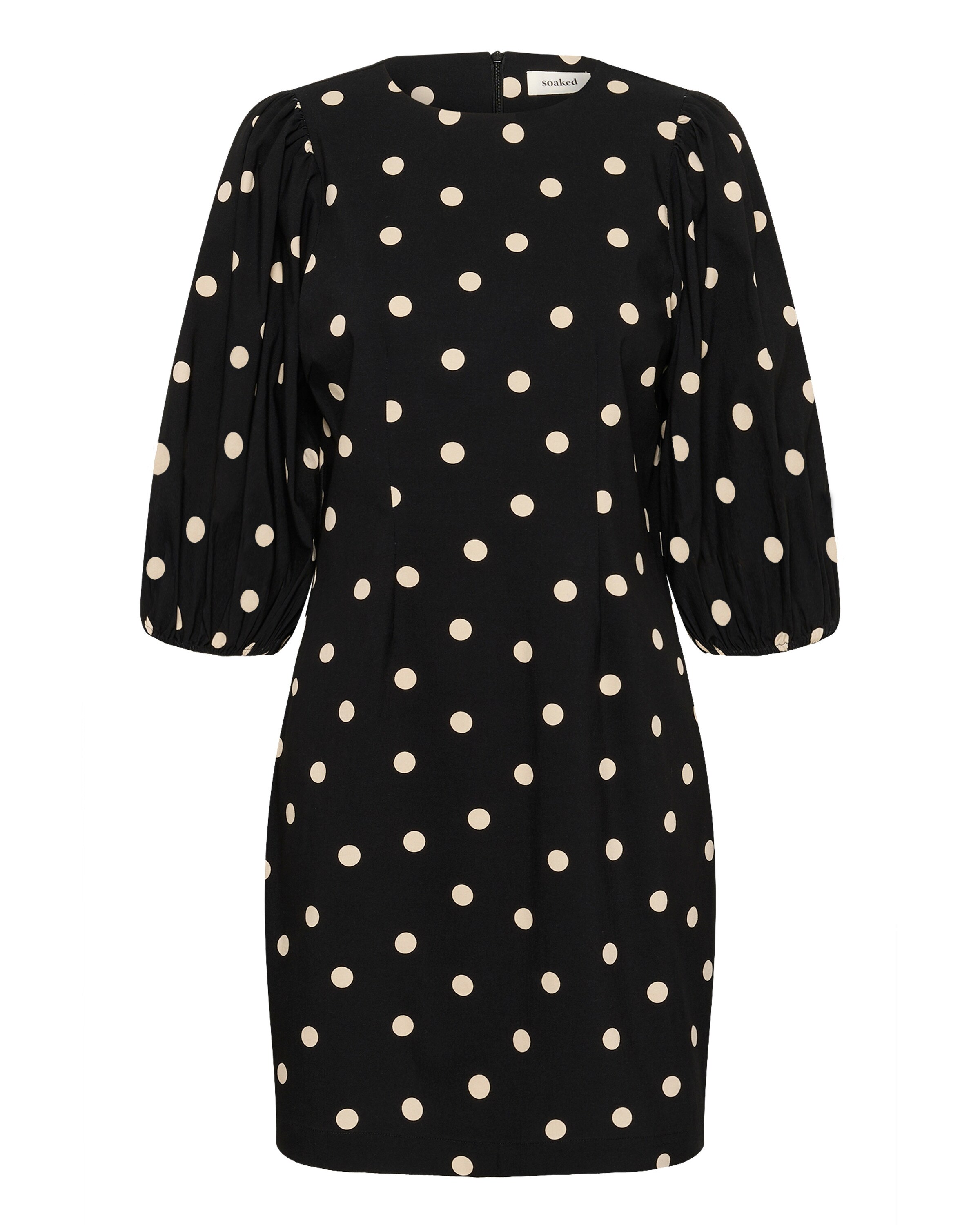 SOAKED IN LUXURY Kleid 'SLZazu Dolore' in Schwarz: Vorderseite