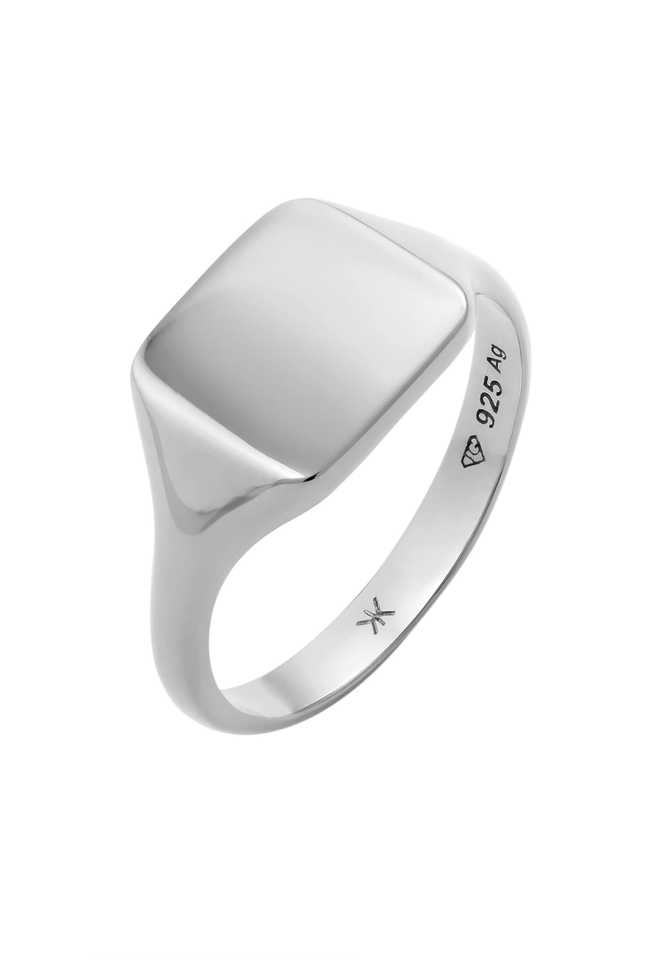 KUZZOI Ring in Zilver: voorkant