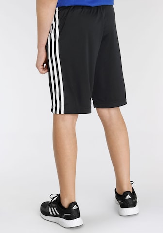 ADIDAS SPORTSWEAR Regular Workout Pants 'Train Essentials Aeroready 3-Stripes -Fit' in Black