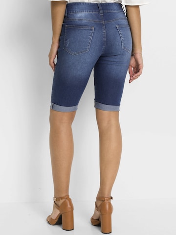 bonprix Slimfit Jeans in Blauw