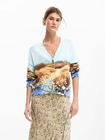 Desigual Kardigan w kolorze niebieski: przód