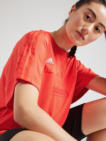 Maglia funzionale 'Tiro Loose' di ADIDAS SPORTSWEAR in rosso