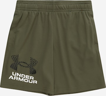 regular Pantaloni sportivi di UNDER ARMOUR in verde: frontale