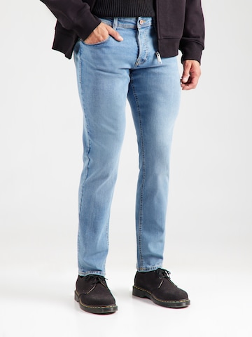 JACK & JONES Regularen Kavbojke 'JWHGLENN JJORIGINAL' | modra barva: sprednja stran