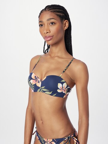 ROXY Bandeau Bikinitop 'INTO THE SUN' in Blauw: voorkant