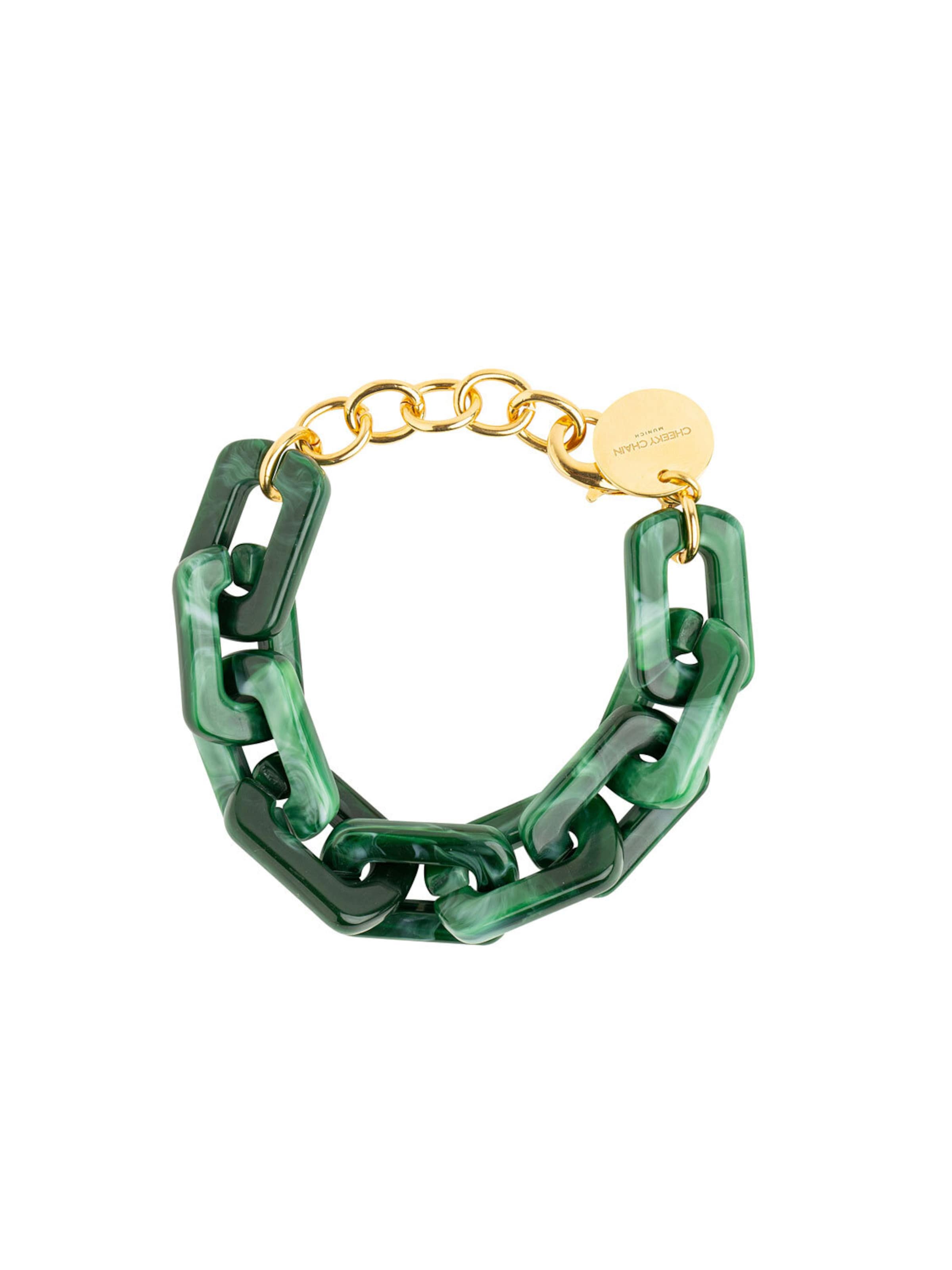 Bracelet 'Kelly' Cheeky Chain Munich en or : devant