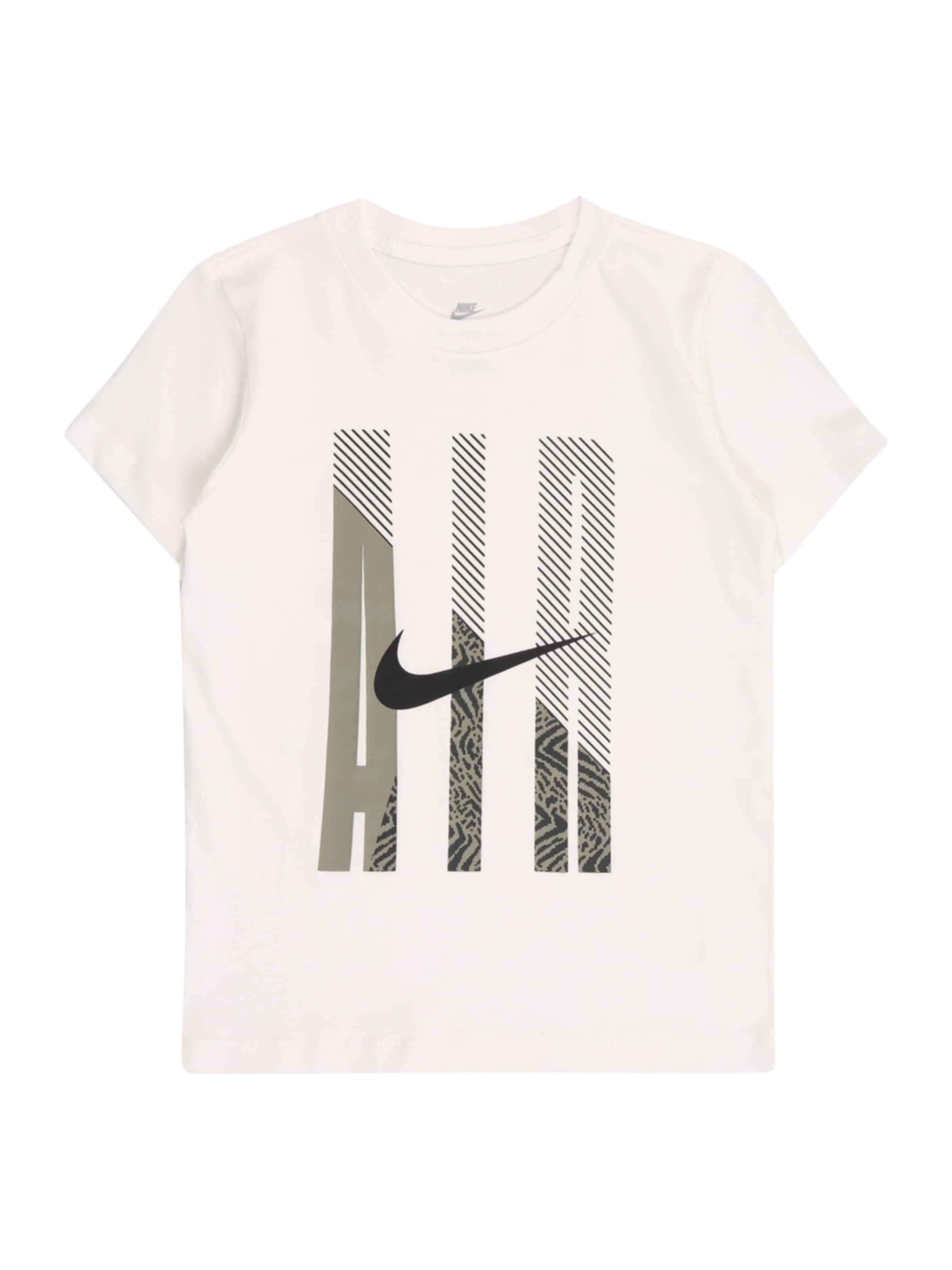 Nike Sportswear Тениска &#x27;AIR&#x27; в бяло: отпред