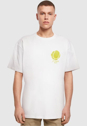 Merchcode Shirt 'Its Tennis Time' in Wit: voorkant
