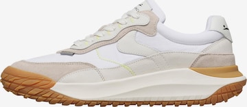 Baskets basses 'CLUB ACT.' Voile blanche en blanc : devant