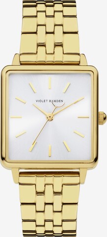 Violet Hamden Analoog horloge in Goud: voorkant