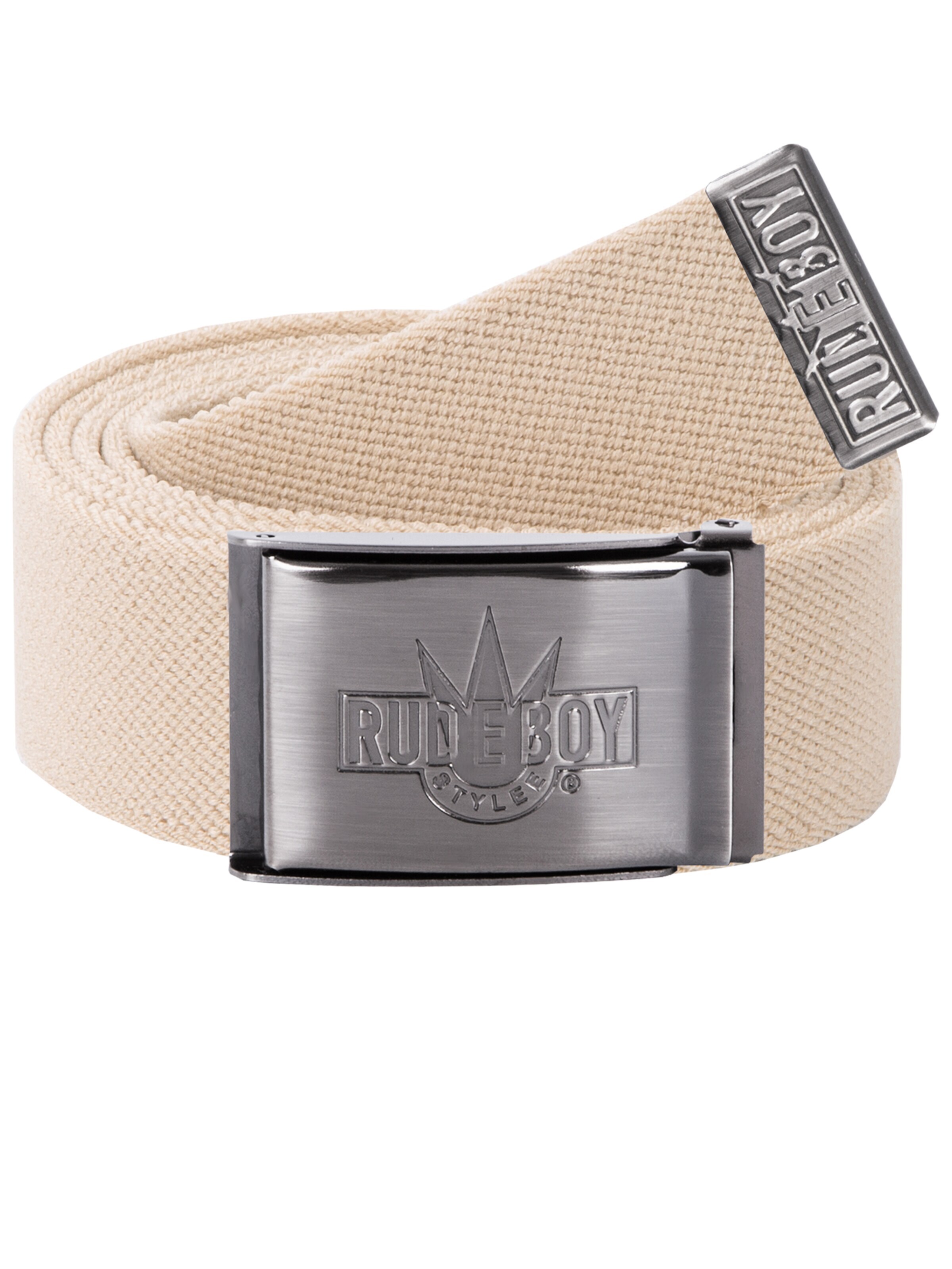 Rudeboy Stylee Belt 'Stretch Rudeboy Matt' in Beige: front