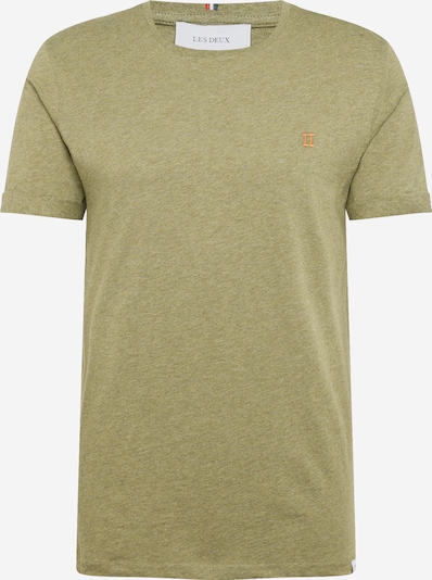 Les Deux T-Shirt 'Nørregaard' en kaki / orange, Vue avec produit