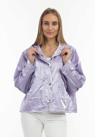 Veste mi-saison RISA en violet : devant