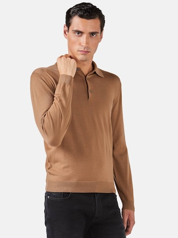 Boggi Milano Sweater in Brown: front