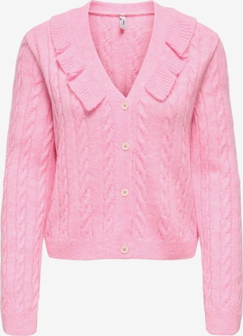 ONLYKardigan - roza boja: prednji dio