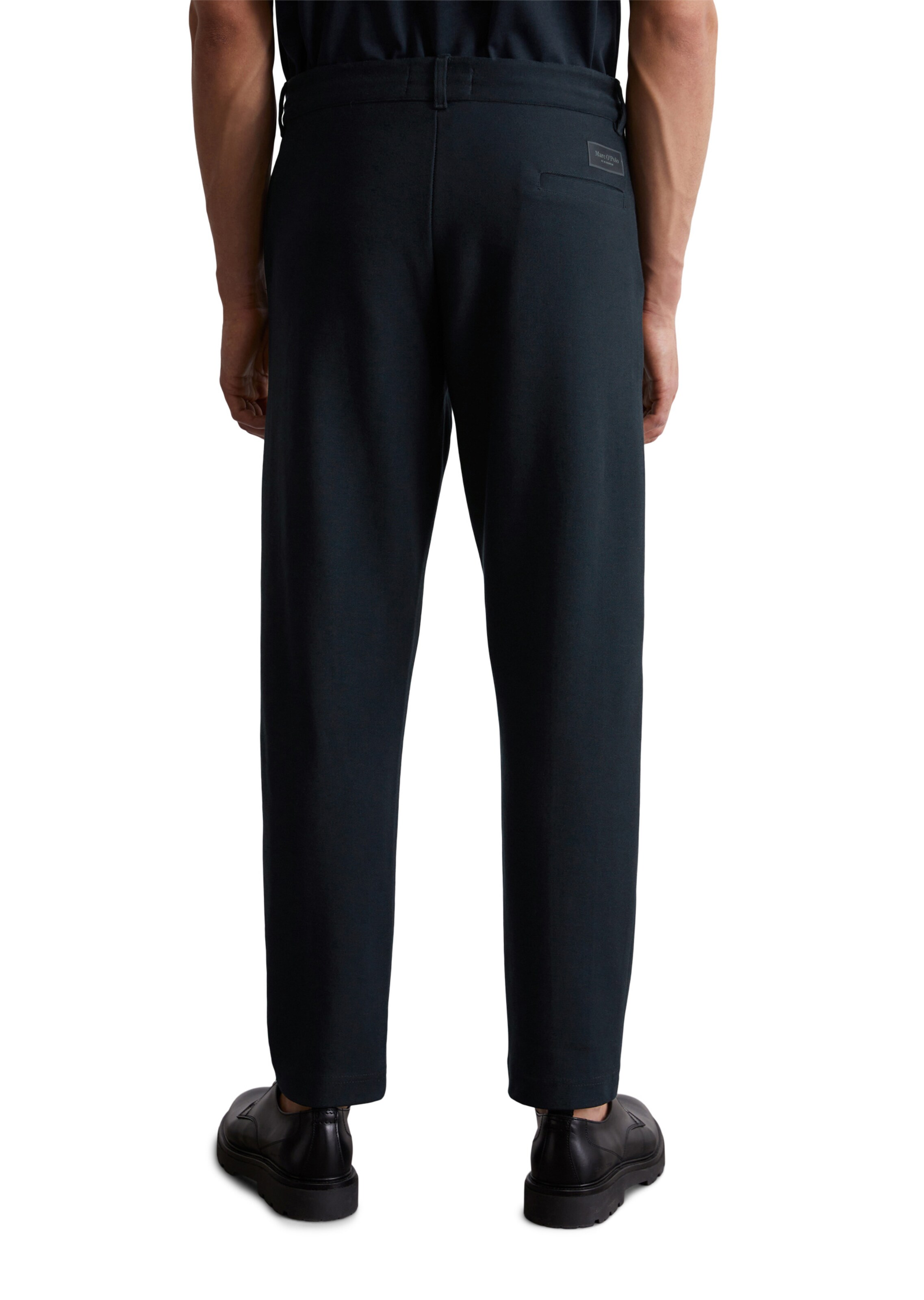 Marc O'Polo Regular Trousers with creases in Blue
