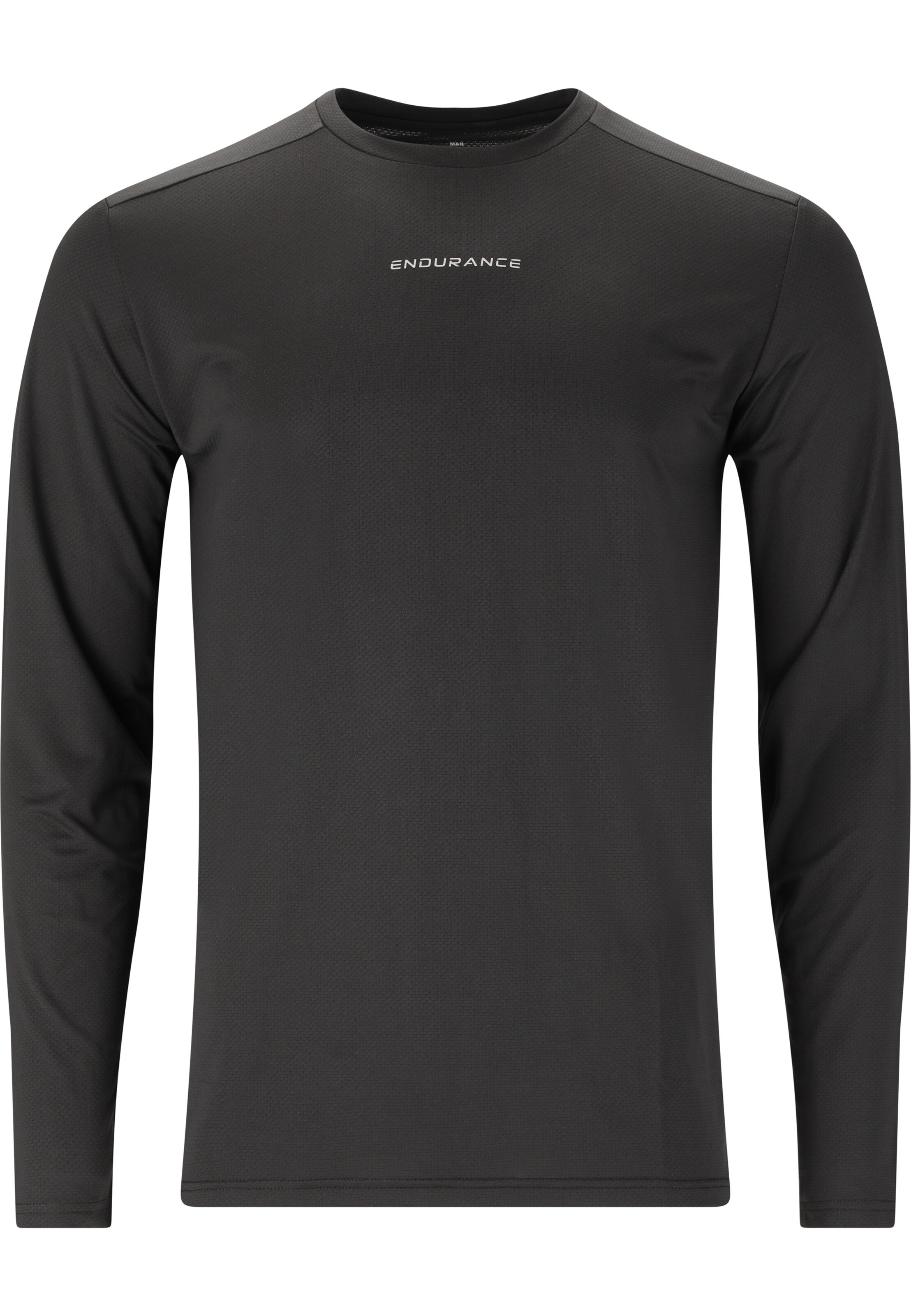 ENDURANCE Funktionsshirt 'Loker' in Schwarz: Vorderseite