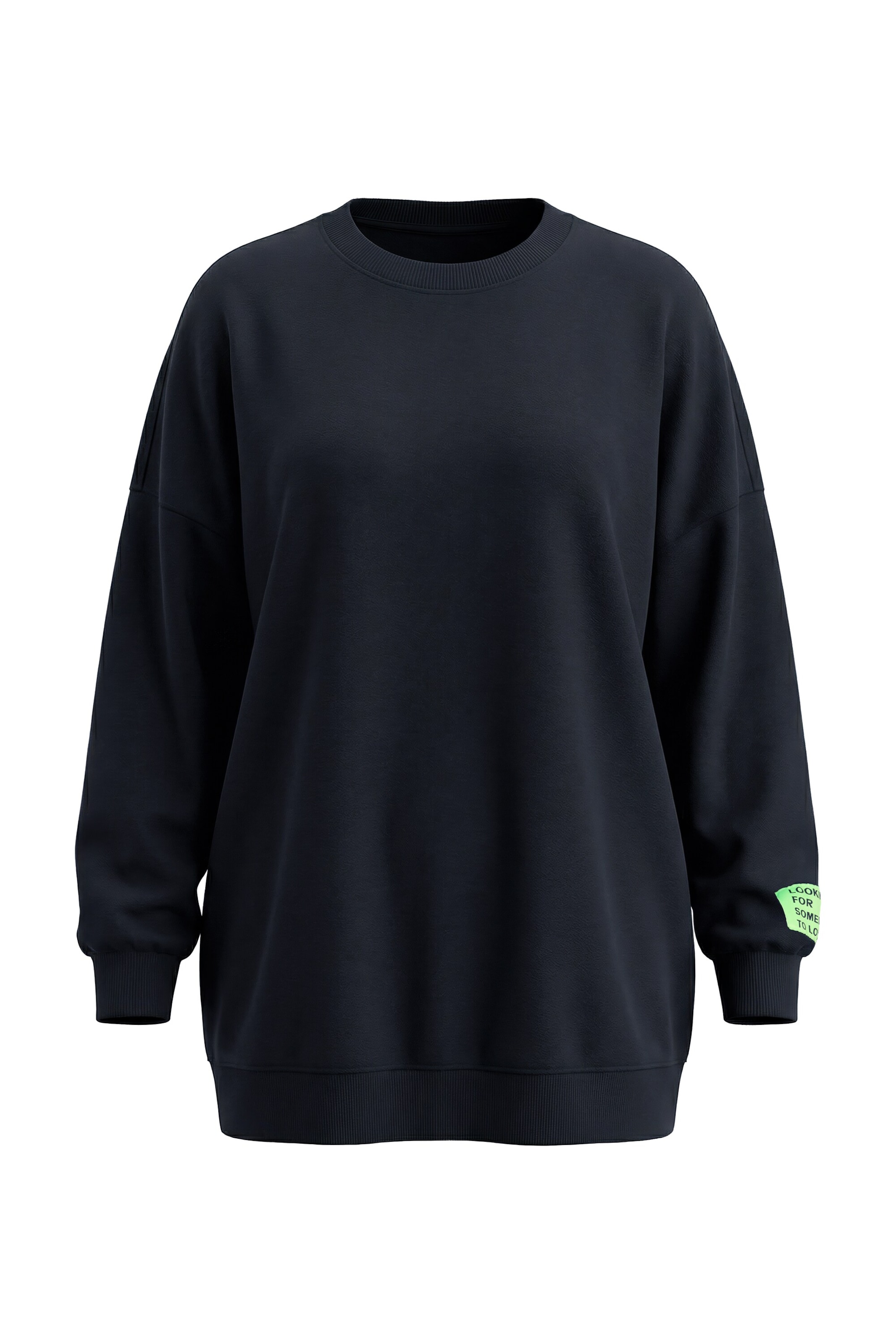 Studio Untold Sweatshirt in Grass green / Black, Item view