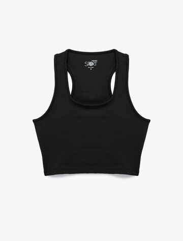 Koton Bandeau Sport-BH in Schwarz