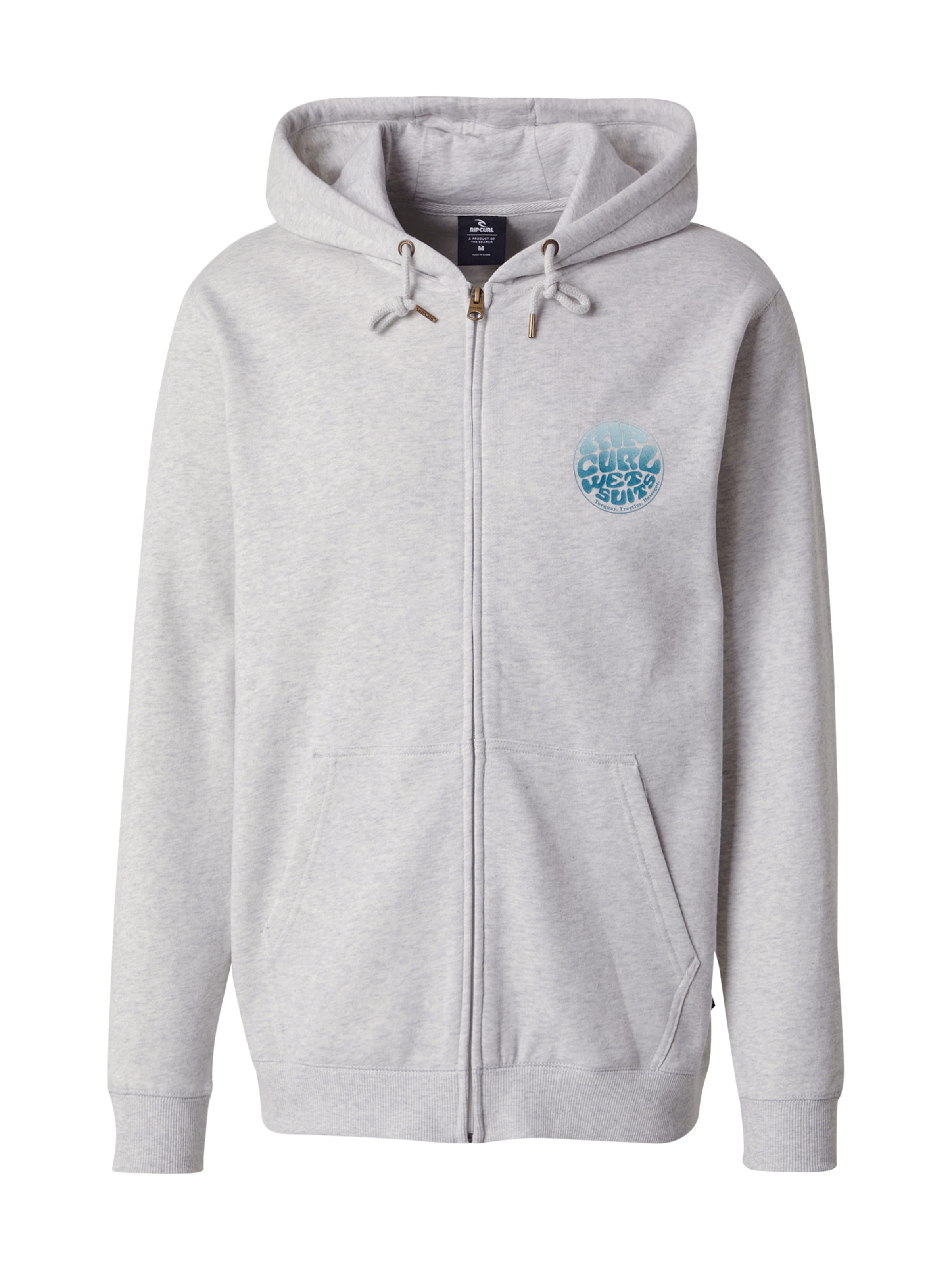 Veste de survêtement RIP CURL en gris : devant