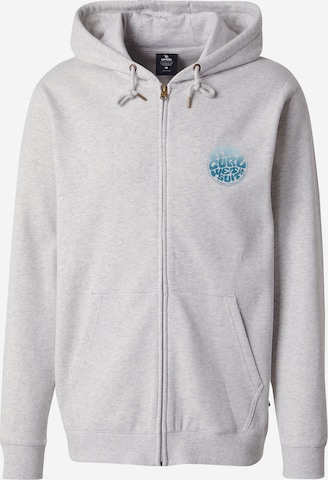 RIP CURL Sports sweat jacket in Grey: front
