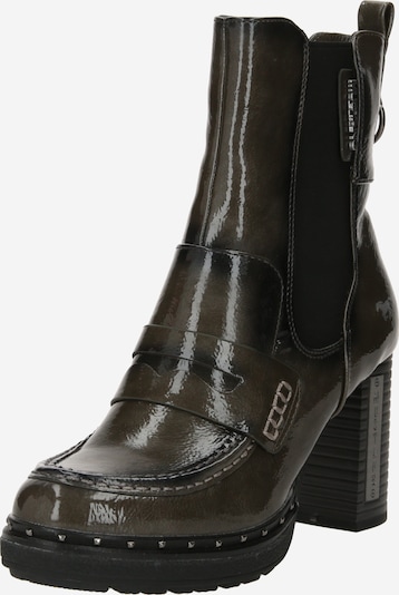 MUSTANG Bottines en vert foncé / noir, Vue avec produit