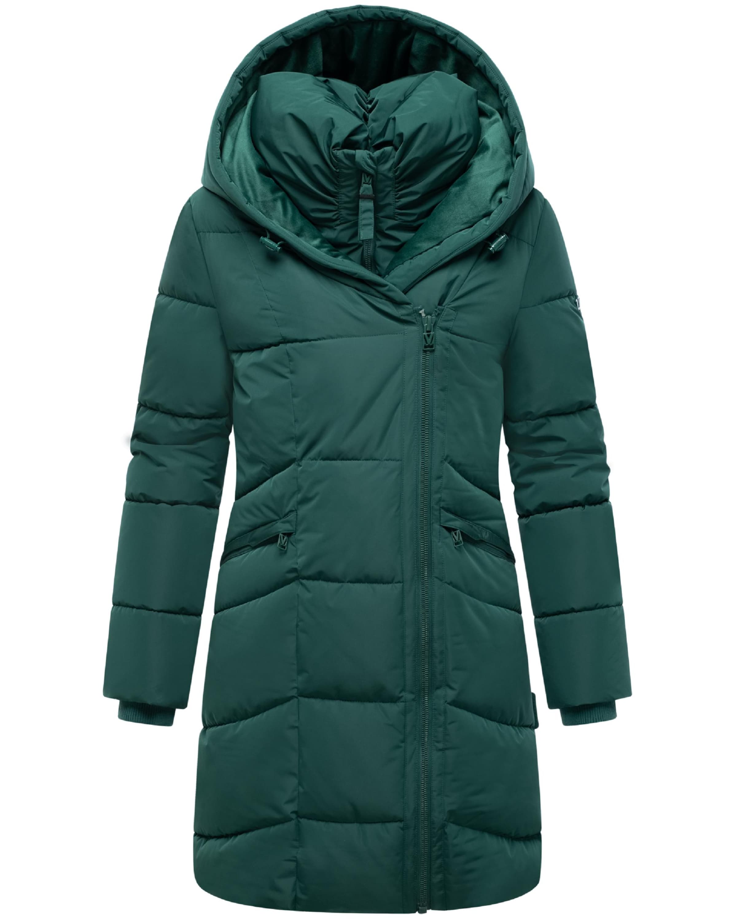 Manteau d’hiver 'Virenaa 16' MARIKOO en vert : devant