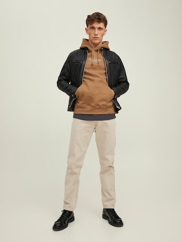 JACK & JONES Sweatshirt 'Archie' in Brown