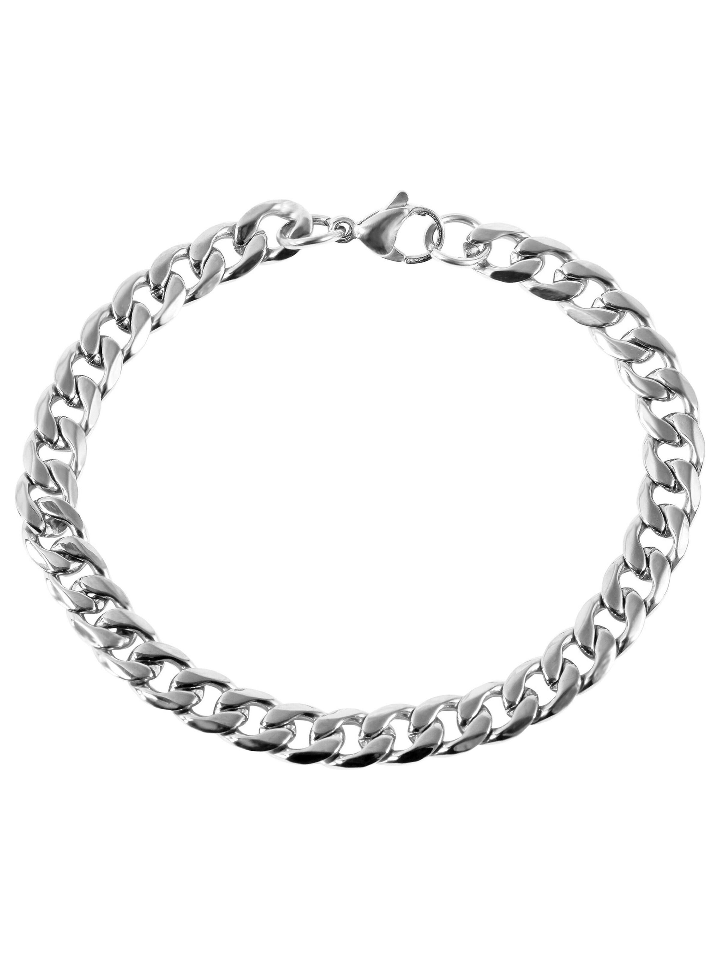 Akzent Bracelet '"Peppi" Panzerarmband - Edelstahl - poliert' in Silver