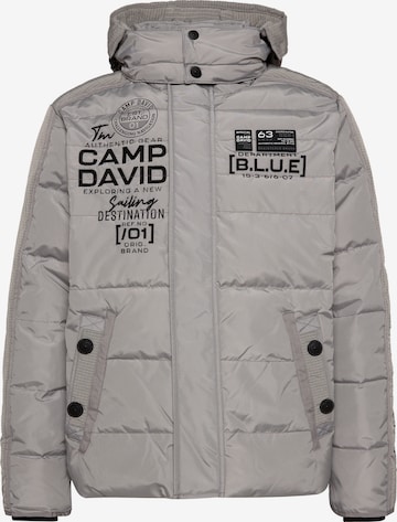 CAMP DAVID Talvitakki värissä harmaa: etupuoli