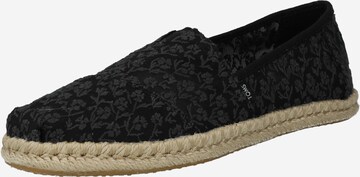 TOMS - Alpargatas 'ALPARGATA ROPE' en negro: frente