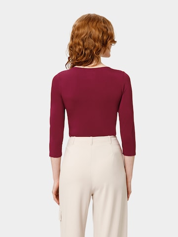 Les Lunes Shirt body 'Alena' in Rood