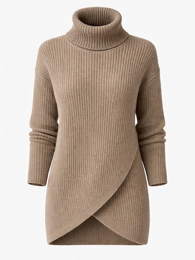 Worldclassca Sweater 'Rollkragen Pullover Lang' in Taupe, Item view