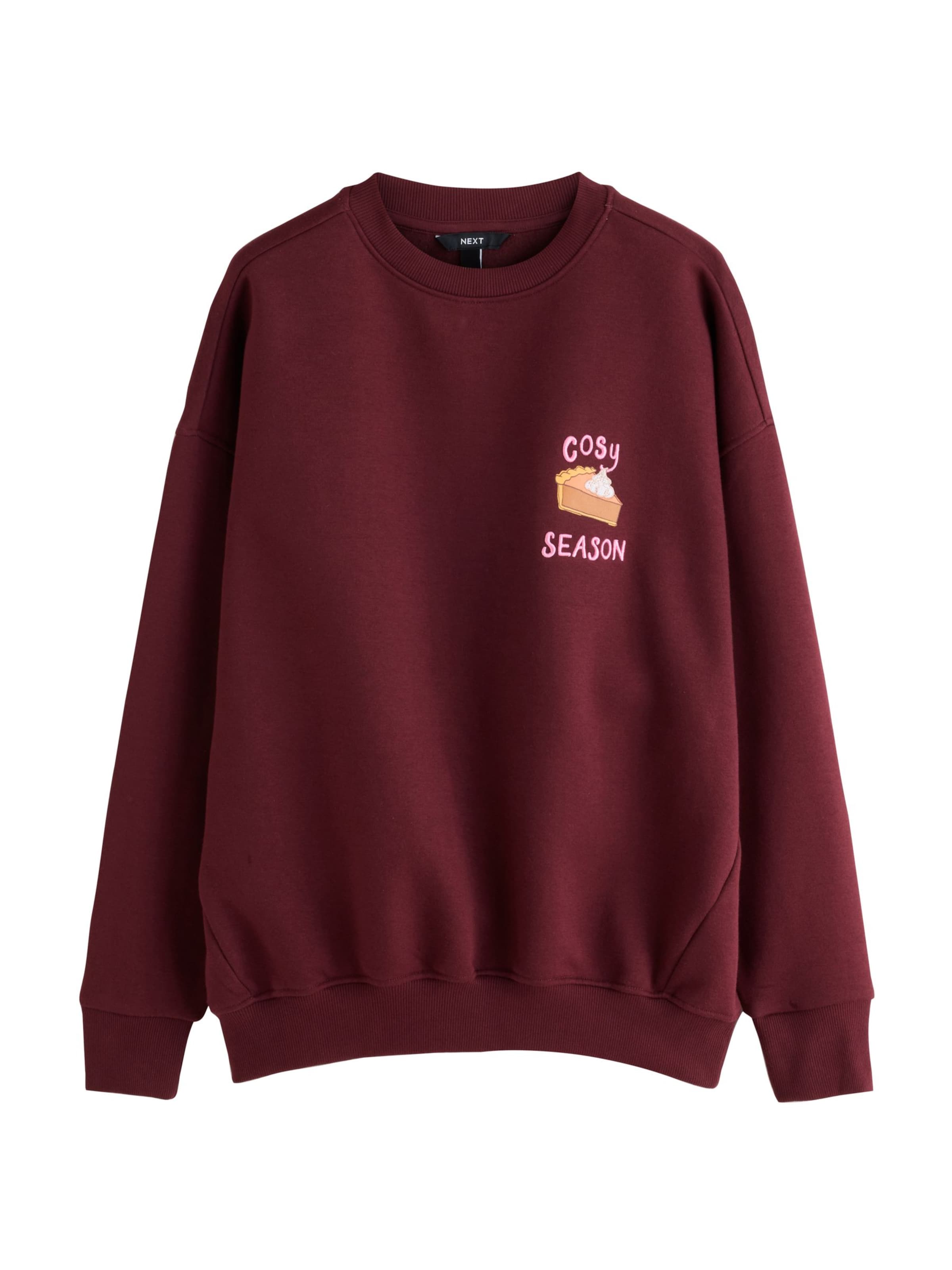 Next Sweatshirt in Rood: voorkant