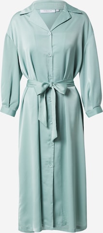 Robe-chemise 'Myrina' MSCH COPENHAGEN en vert : devant