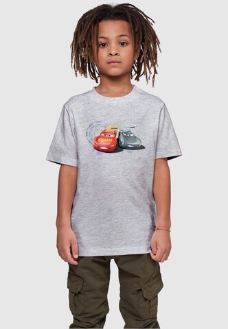 ABSOLUTE CULT T-Shirt 'Cars - Lightning Vs Storm' in Grau: Vorderseite