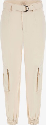 Tapered Pantaloni cargo 'Kori' di GUESS in beige: frontale