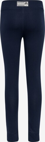 Hummel Skinny Sporthose in Blau