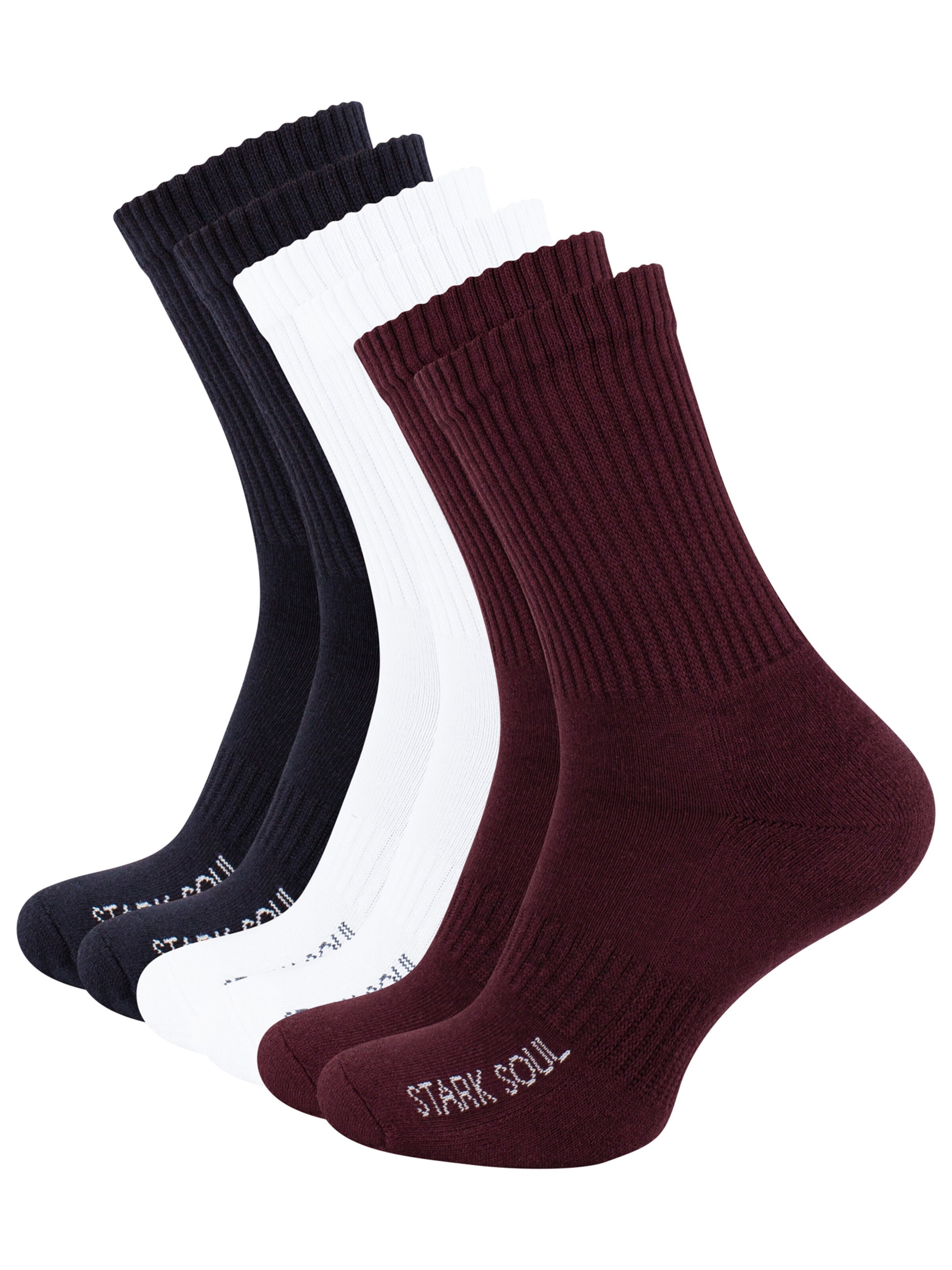 Chaussettes de sport Stark Soul en mélange de couleurs : devant