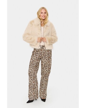 SAINT TROPEZ Winterjas 'Zaseline' in Beige: voorkant