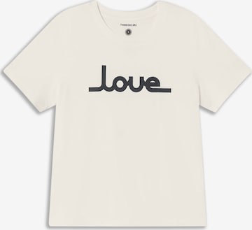 balta Thinking MU Marškinėliai 'IDA': priekis